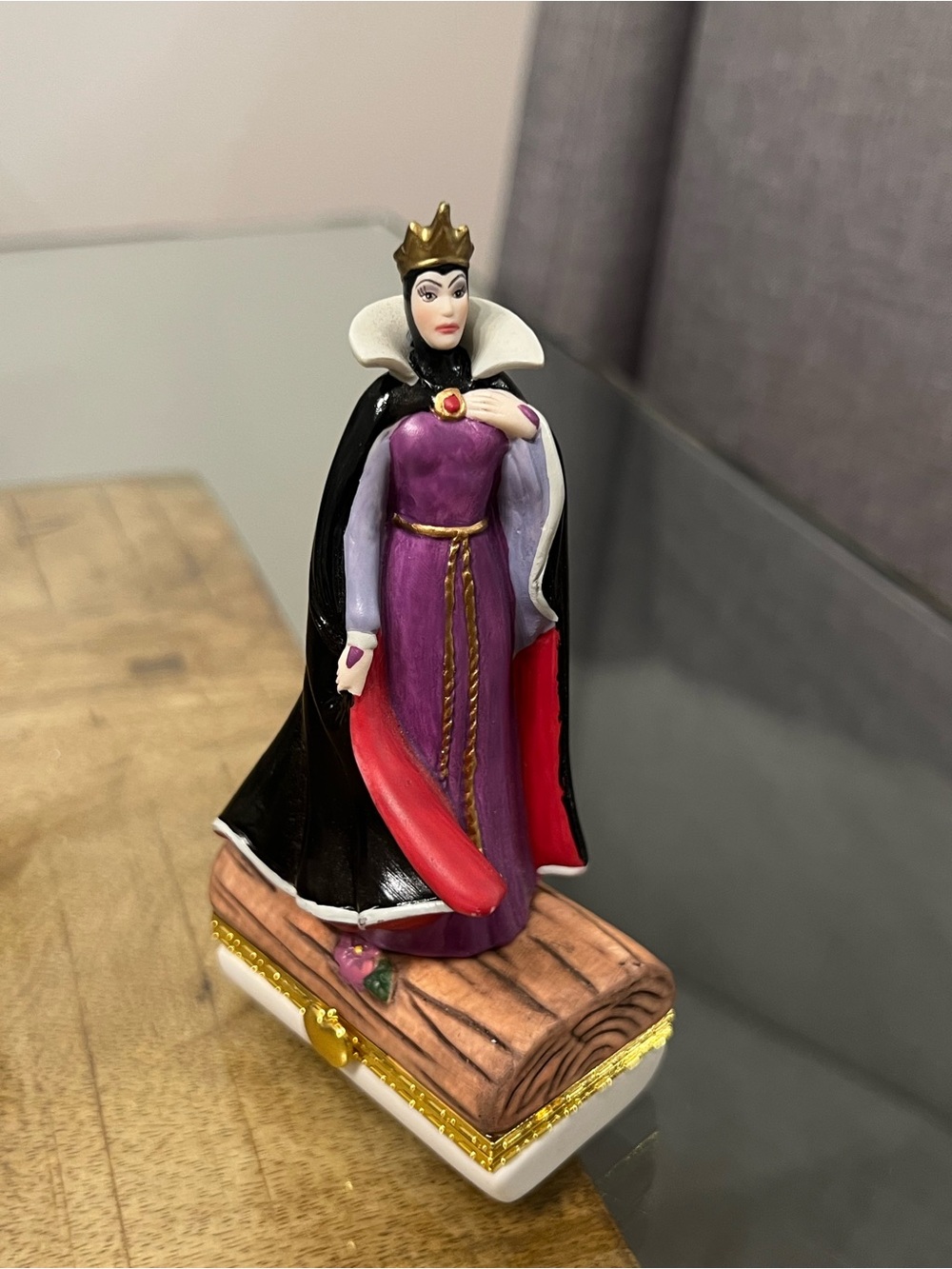Disney Evil Queen porcelain treasure trinket box from The Bradford Exchange